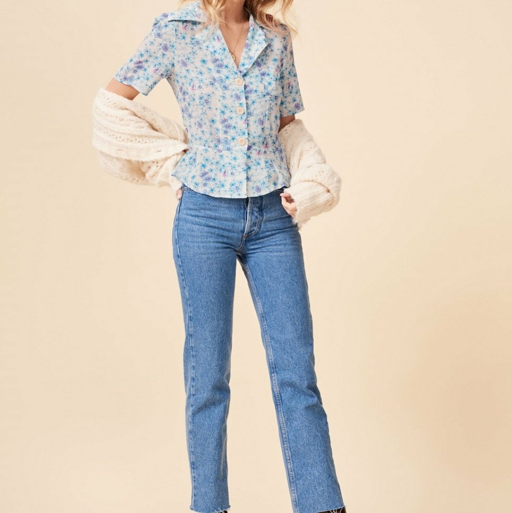 Jose silk floral blouse from Rouje
